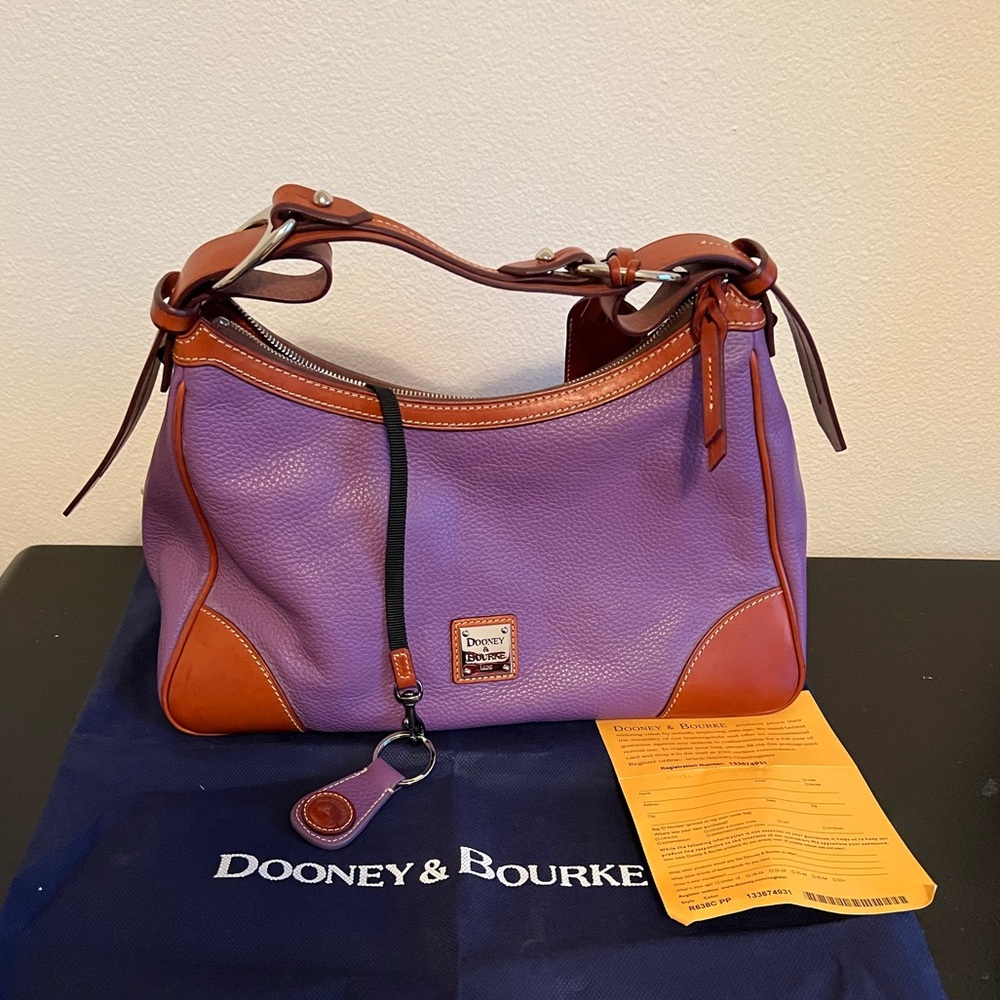 Dooney & Bourke Harrison Hobo Leather Anniversary Vintage Collection NWOT